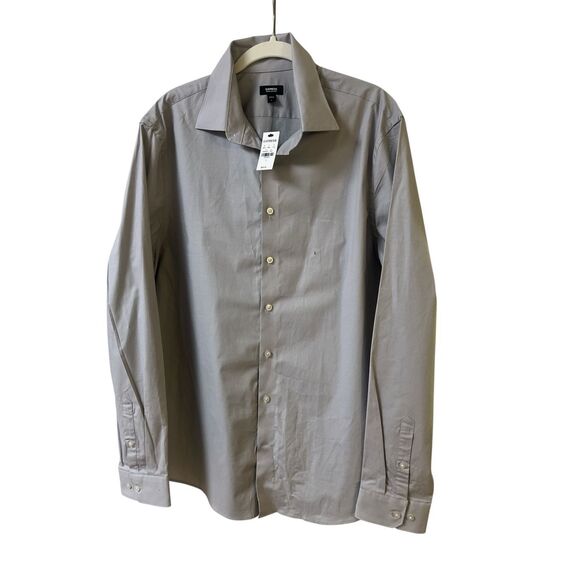 Express men’s button down shirt extra slim 1mx sz large NWT - Picture 1 of 3